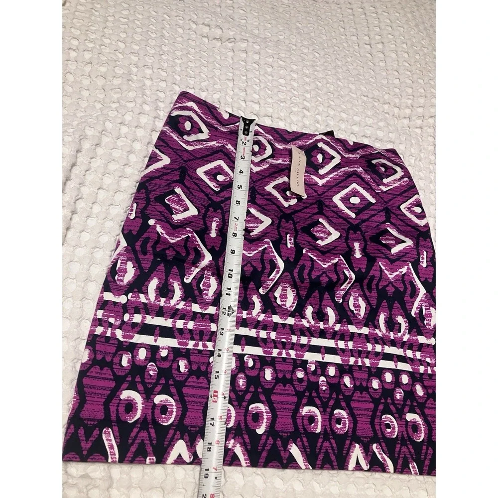 New Ann Taylor‎ Loft Women's Size 6P Geometric Print Pencil Career Skirt